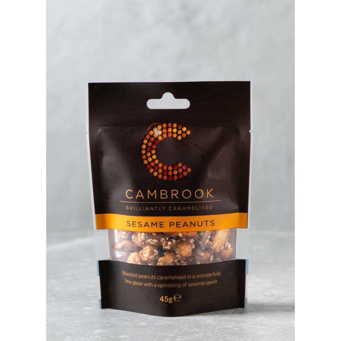 Cambrook Caramelised Sesame Peanuts Snack Pack 45g (12 Pack) - Image 4