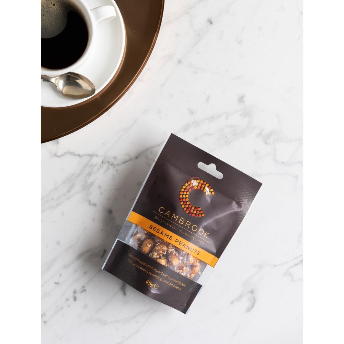 Cambrook Caramelised Sesame Peanuts Snack Pack 45g (12 Pack) - Image 5