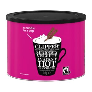 Clipper Fairtrade Seriously Velvety Hot Chocolate 1kg