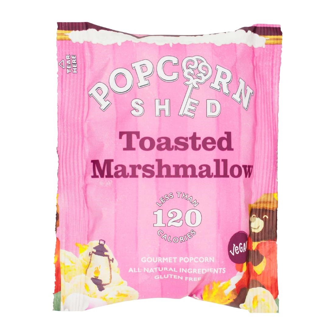 Popcorn Shed Toasted Marshmallow Popcorn Snack Pack 24g (16 Pack)