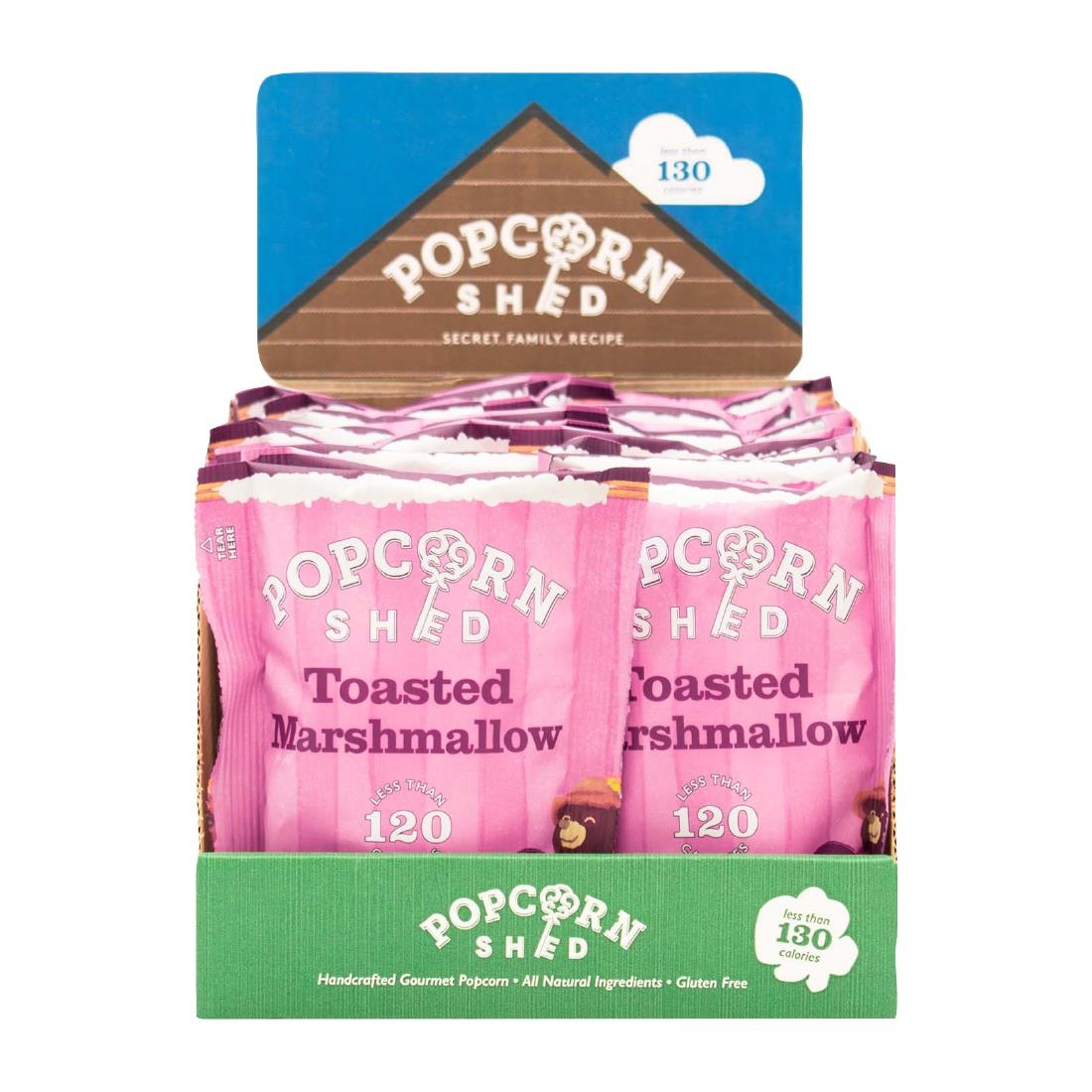 Popcorn Shed Toasted Marshmallow Popcorn Snack Pack 24g (16 Pack) - Image 5