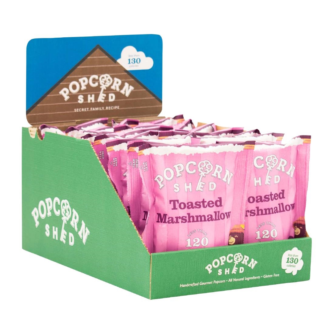 Popcorn Shed Toasted Marshmallow Popcorn Snack Pack 24g (16 Pack) - Image 6