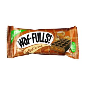 Waffulls! Dark Waffles Salted Caramel 50g (12 Pack)