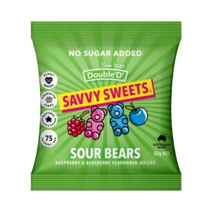 Savvy Sweets Sour Bears 50g (12 Pack)