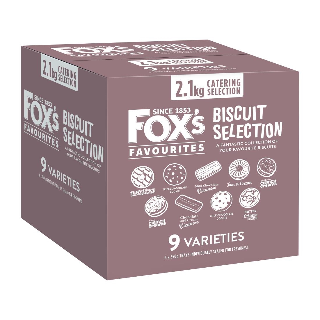 Fox's Favourites Catering Biscuit Assortment 350g (6 Pack)