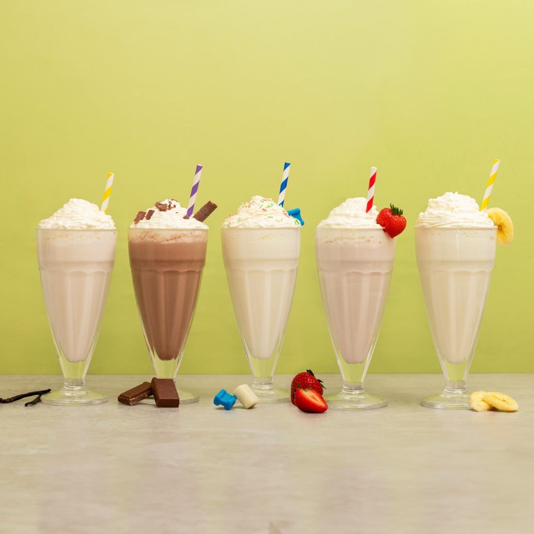 Dinoshakes Sugar Free Banana Milkshake Mix 1Ltr - Image 3