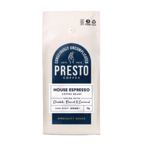 Presto Coffee House Espresso Coffee Beans 1kg