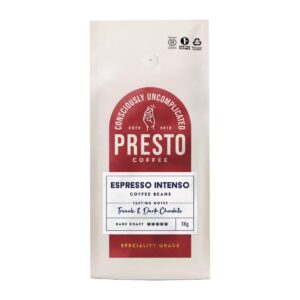 Presto Coffee Espresso Intenso Coffee Beans 1kg