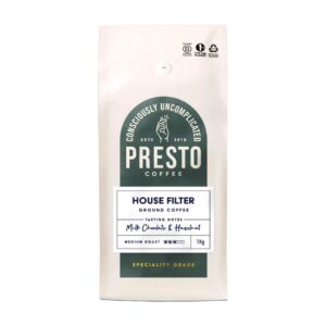 Presto Coffee House Filter Ground Coffee 1kg
