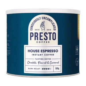 Presto Coffee House Espresso Instant Coffee 500g