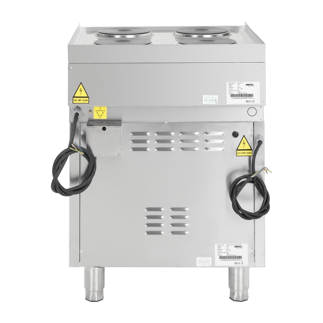 Buffalo 600 Series 4 Plate Electric Convection Oven Range - Image 11