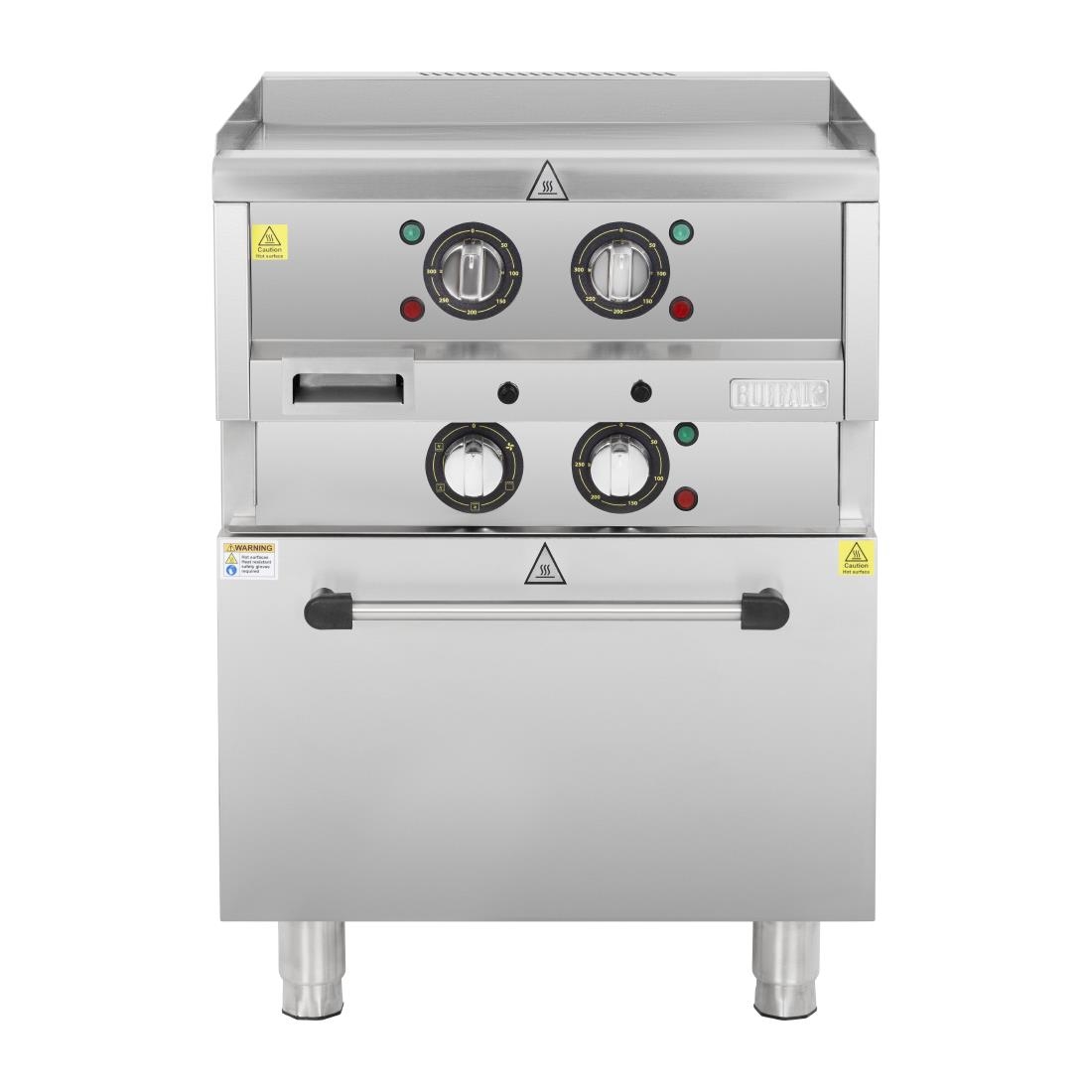 Buffalo 600 Series Freestanding Electric Griddle with Convection Oven - Image 2