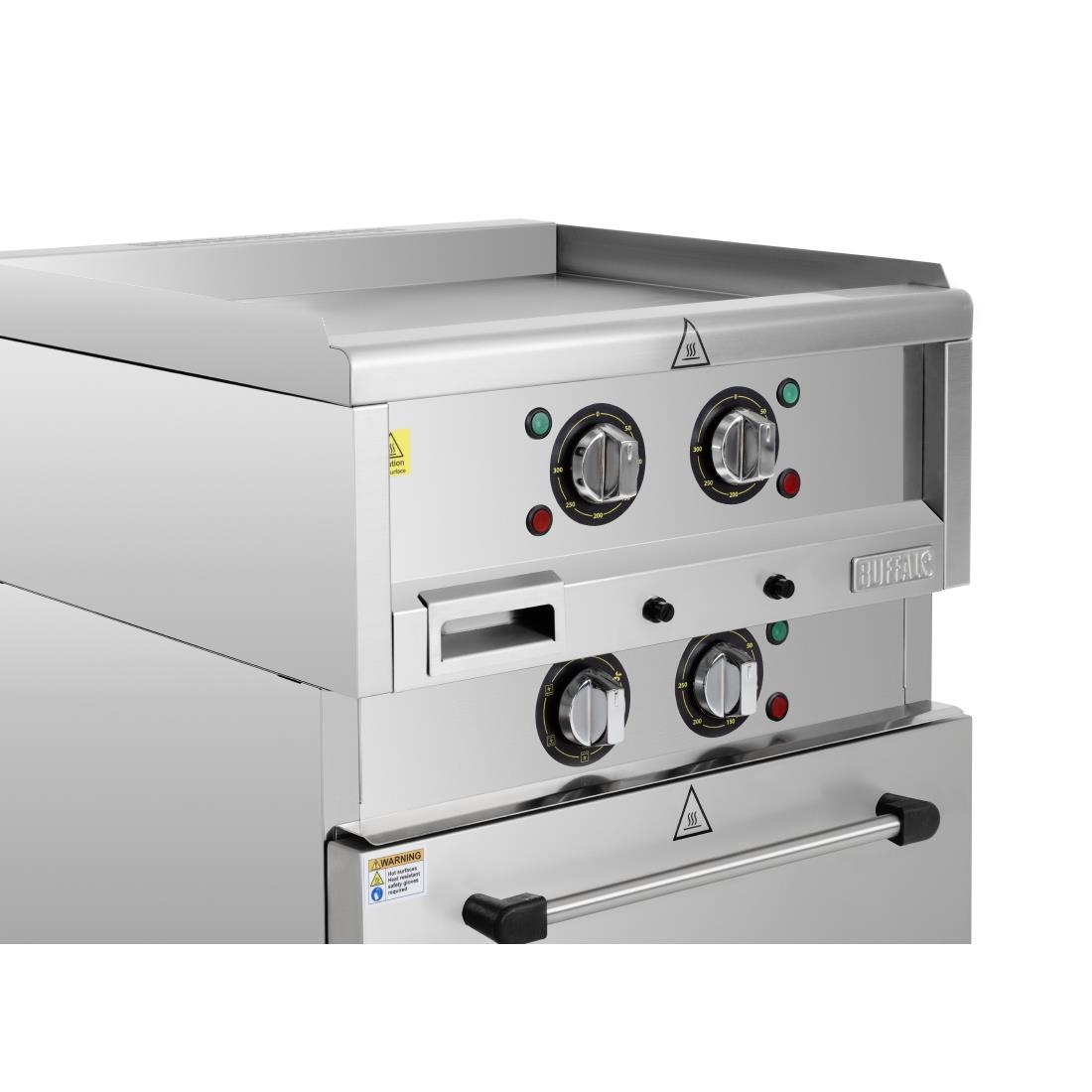 Buffalo 600 Series Freestanding Electric Griddle with Convection Oven - Image 6