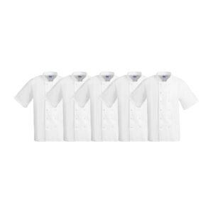 Whites Boston Unisex Chef Jacket White L (5 Pack)