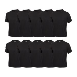 Nisbets Essentials T-Shirt Black Small (10 Pack)