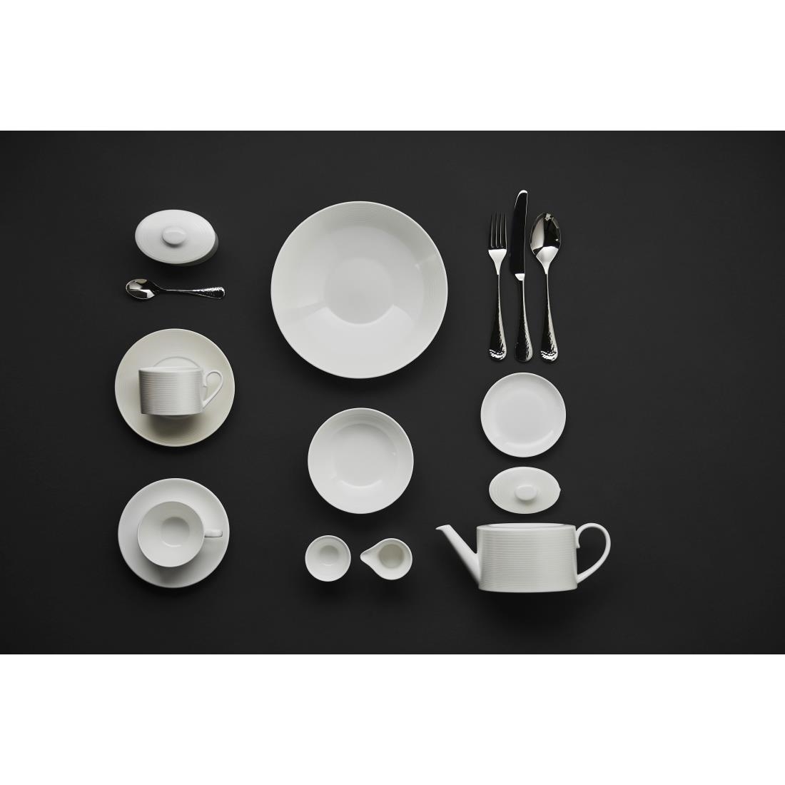 William Edwards Spiro Teacups White 200ml (12 Pack) - Image 3