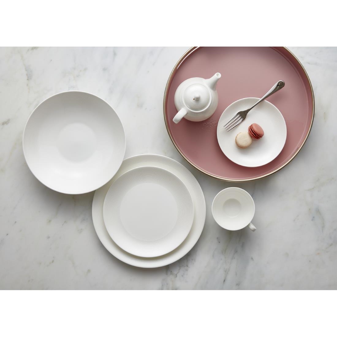 William Edwards Spiro Teacups White 200ml (12 Pack) - Image 6