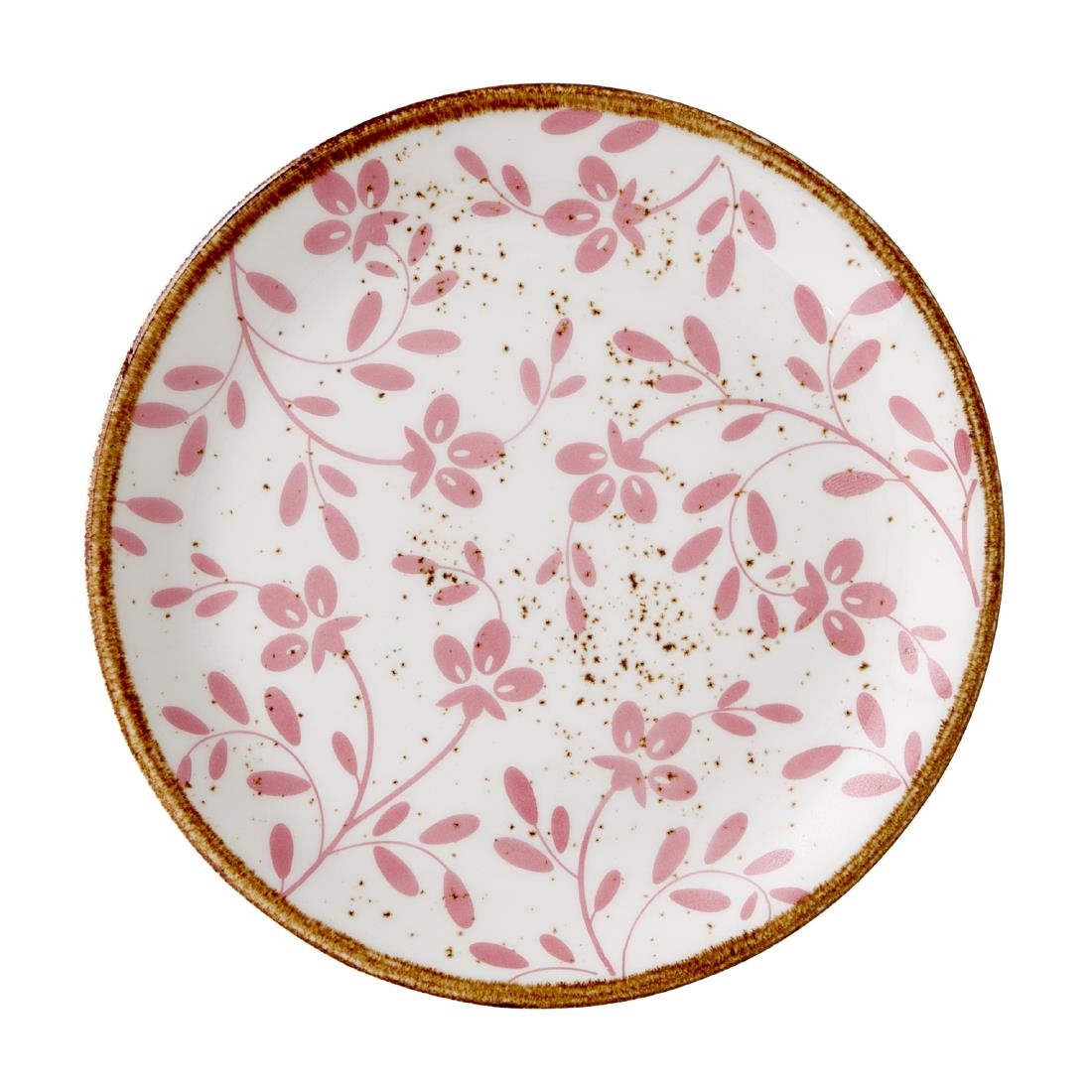 Steelite Performance Flora Coupe Plates Pink 152mm (12 Pack)