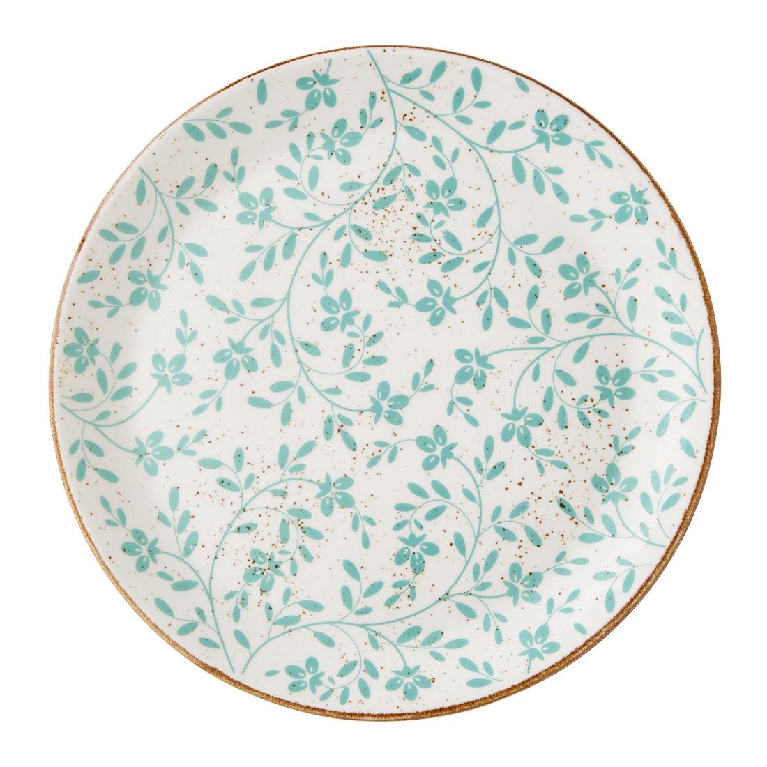 Steelite Performance Flora Coupe Plates Aqua 280mm (12 Pack)