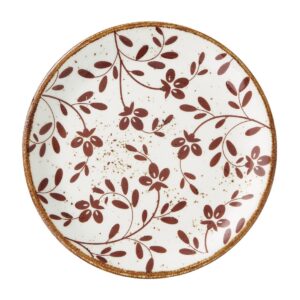 Steelite Performance Flora Coupe Plates Brown 152mm (12 Pack)