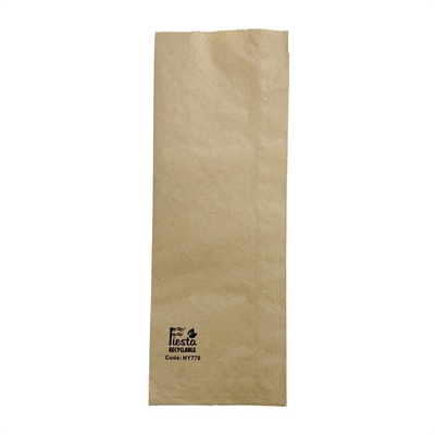 Fiesta Recyclable Baguette/Panini Paper Bags 300x110x60mm (Pack 1000)