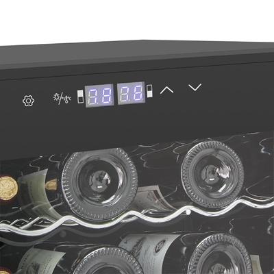 Nisbets Essentials Dual Zone Wine Cooler 80 Bottle - Image 6