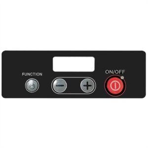 Nisbets Essentials Control Panel Sticker