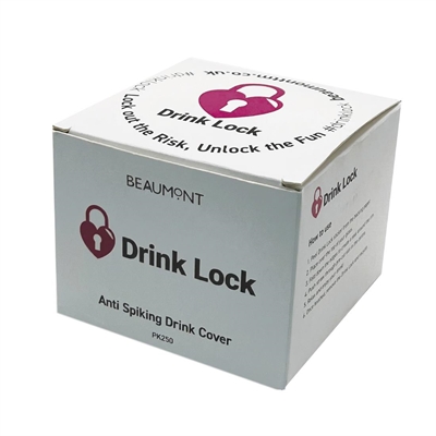 Drink Lock - Anti Spiking Drink Cover (Pack 250) - Image 2