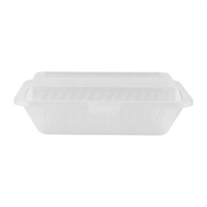 FSG Returnables Standard Meal Container Clear 1000ml (12 Pack)