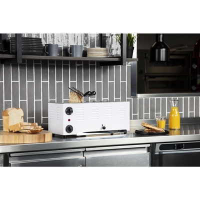 Rowlett Regent 6 Slot Toaster White with Duraheat Elements - Image 3