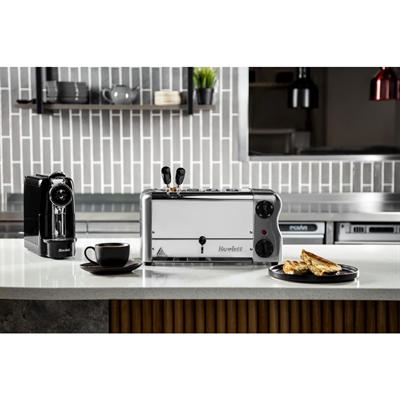 Rowlett Esprit 4 Slot Toaster Chrome with Duraheat Elements & Sandwich Cage - Image 2