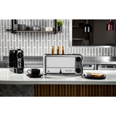 Rowlett Esprit 4 Slot Toaster Chrome with Duraheat Elements & Sandwich Cage - Image 4