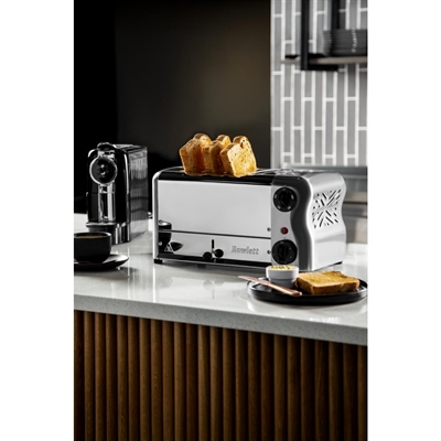 Rowlett Esprit 4 Slot Toaster Chrome with Duraheat Elements & Sandwich Cage - Image 5