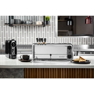 Rowlett Esprit 6 Slot Toaster with Sandwich Cages and Extra Duraheat Elements Chrome - Image 4