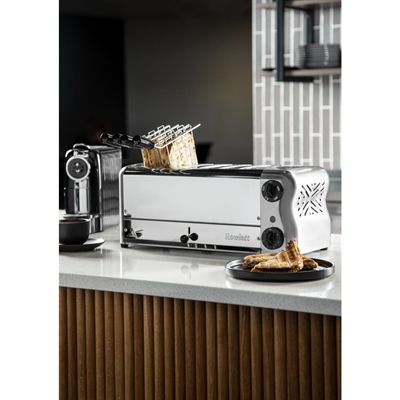 Rowlett Esprit 6 Slot Toaster with Sandwich Cages and Extra Duraheat Elements Chrome - Image 5