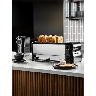 Rowlett Esprit 6 Slot Toaster Jet Black with Duraheat Elements & Sandwich Cage - Image 4