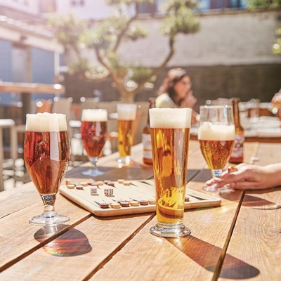 Arcoroc Cervoise Stem Beer Glasses 380ml LUKCA-NI 1/2 Pint (24 Pack) - Image 3