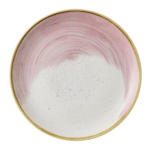Churchill Stonecast Accents Petal Pink Evolve Coupe Plate 286mm (Pack of 12)