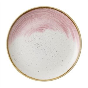 Churchill Stonecast Accents Petal Pink Evolve Coupe Plate 220mm (Pack of 12)