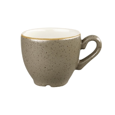 Churchill Stonecast Espresso Cups Peppercorn Grey 100ml (12 Pack)