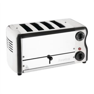 Rowlett Esprit 4 Slot Toaster Chrome with Duraheat Elements & Sandwich Cage