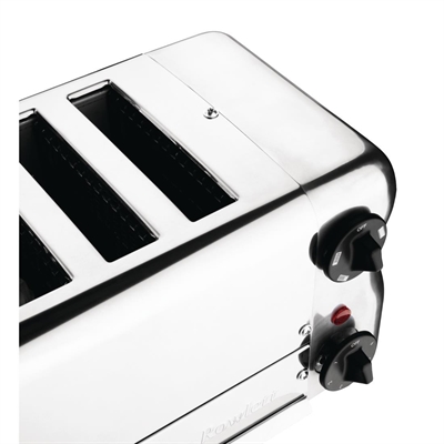 Rowlett Esprit 6 Slot Toaster with Sandwich Cages and Extra Duraheat Elements Chrome - Image 9