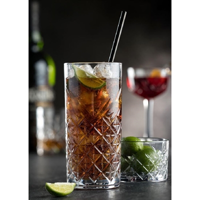 Pasabahce Timeless Vintage Long Drink Glasses 370ml (24 Pack) - Image 2