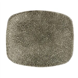Churchill Studio Prints Raku Rectangular Plates Quartz Black 154mm (12 Pack)