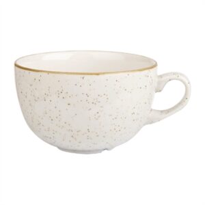 Churchill Stonecast Cappuccino Cups Barley White 460ml (6 Pack)