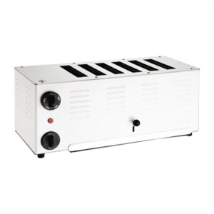 Rowlett Regent 6 Slot Toaster White with Duraheat Elements