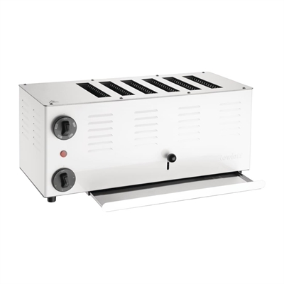 Rowlett Regent 6 Slot Toaster White with Duraheat Elements - Image 7