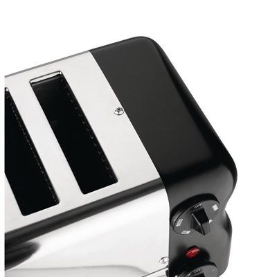 Rowlett Esprit 6 Slot Toaster Jet Black with Duraheat Elements & Sandwich Cage - Image 6
