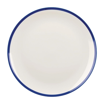 Churchill Retro Blue Coupe Plates 260mm (12 Pack)