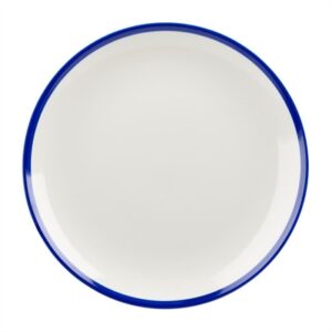 Churchill Retro Blue Coupe Plates 217mm (12 Pack)